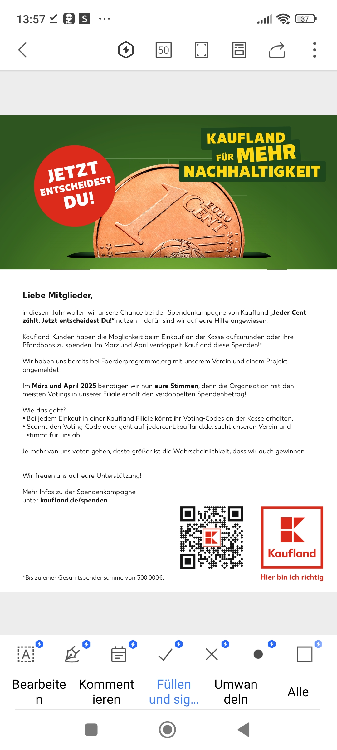 Kaufland-Aktion